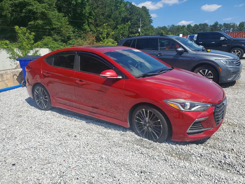 2018 Hyundai Elantra მანქანა იყიდება აუქციონზე, vin: KMHD04LB7JU591343, აუქციონის ნომერი: 55427706