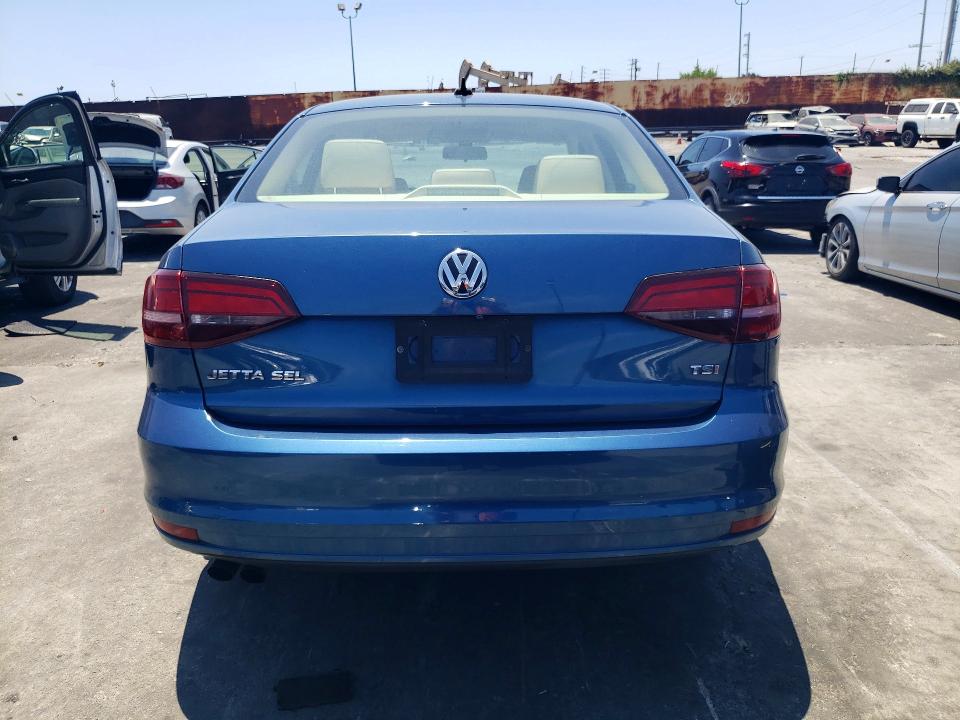 2016 Volkswagen Jetta მანქანა იყიდება აუქციონზე, vin: 3VWL17AJ4GM338953, აუქციონის ნომერი: 59182306