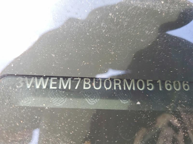 57041776 :رقم المزاد ، 3VWEM7BU0RM051606 vin ، 2024 Volkswagen Jetta مزاد بيع