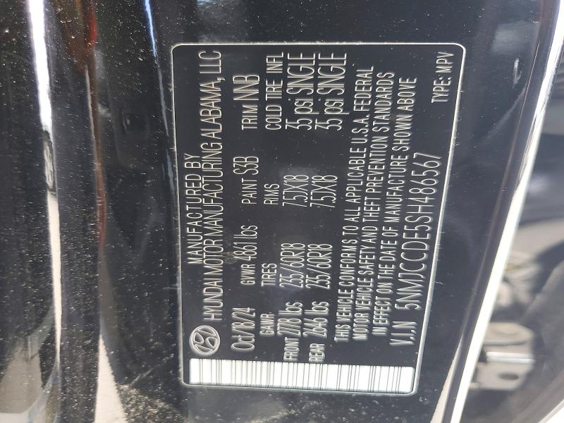 Aukcja sprzedaży 2025 Hyundai Tucson, vin: 5NMJCCDE5SH486567, numer aukcji: 56861366