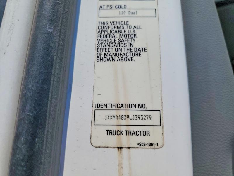 Aukcja sprzedaży 2020 Kenworth T680, vin: 1XKYA48X9LJ393279, numer aukcji: 57912946
