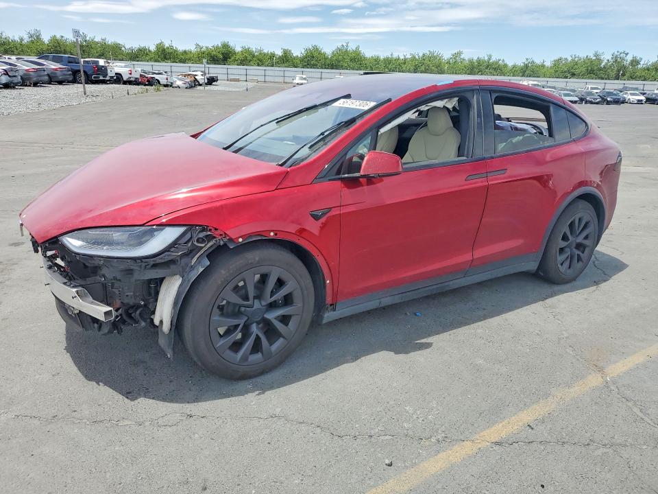 56197306 :رقم المزاد ، 7SAXCAE52PF423905 vin ، 2023 Tesla Model X مزاد بيع