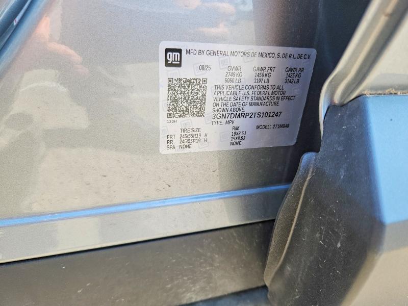 2026 Chevrolet Equinox მანქანა იყიდება აუქციონზე, vin: 3GN7DMRP2TS101247, აუქციონის ნომერი: 56123766