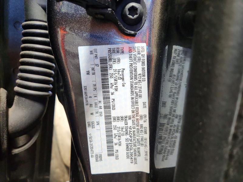 Продаж на аукціоні авто 2016 Ford Focus, vin: 1FADP3F23GL390419, номер лоту: 55577876