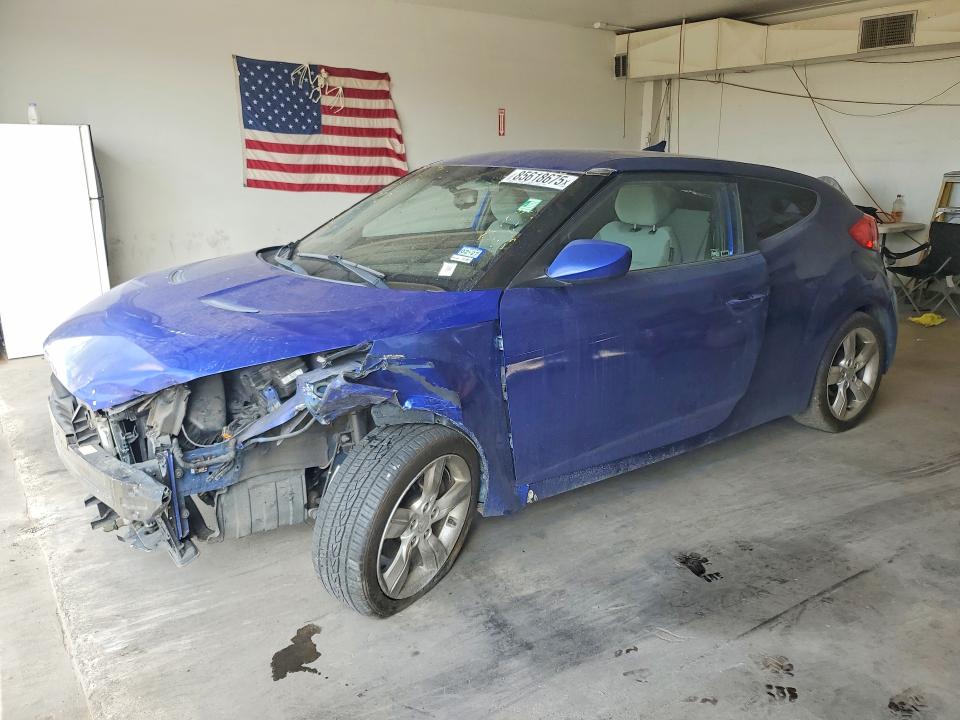 2012 Hyundai Veloster მანქანა იყიდება აუქციონზე, vin: KMHTC6AD1CU042758, აუქციონის ნომერი: 85618675