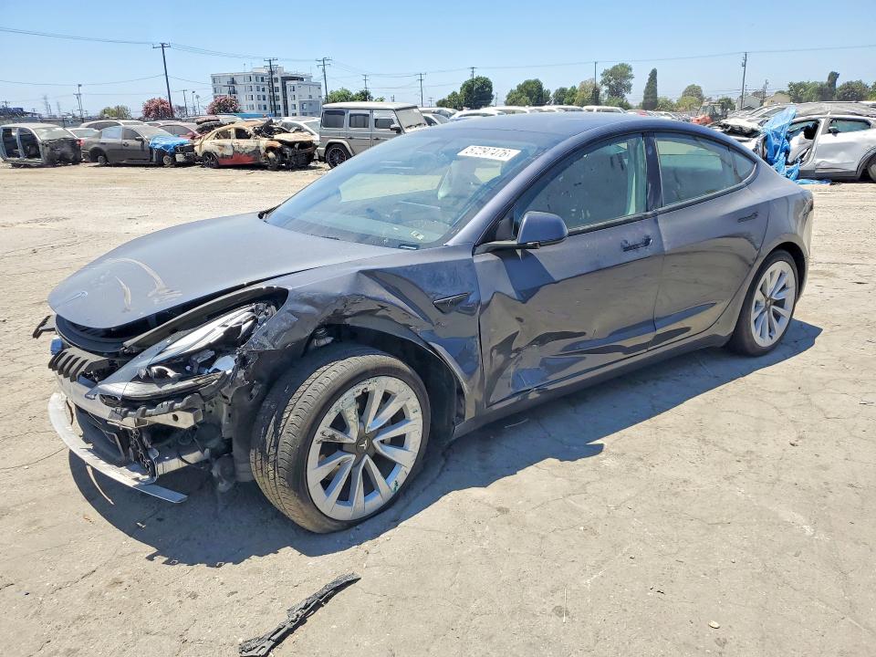 57297476 :رقم المزاد ، 5YJ3E1EA9NF296702 vin ، 2022 Tesla Model 3 مزاد بيع
