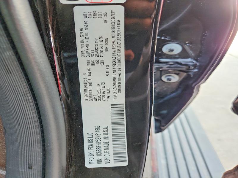2025 Ram 1500 მანქანა იყიდება აუქციონზე, vin: 1C6SRFHP5SN614669, აუქციონის ნომერი: 58272596