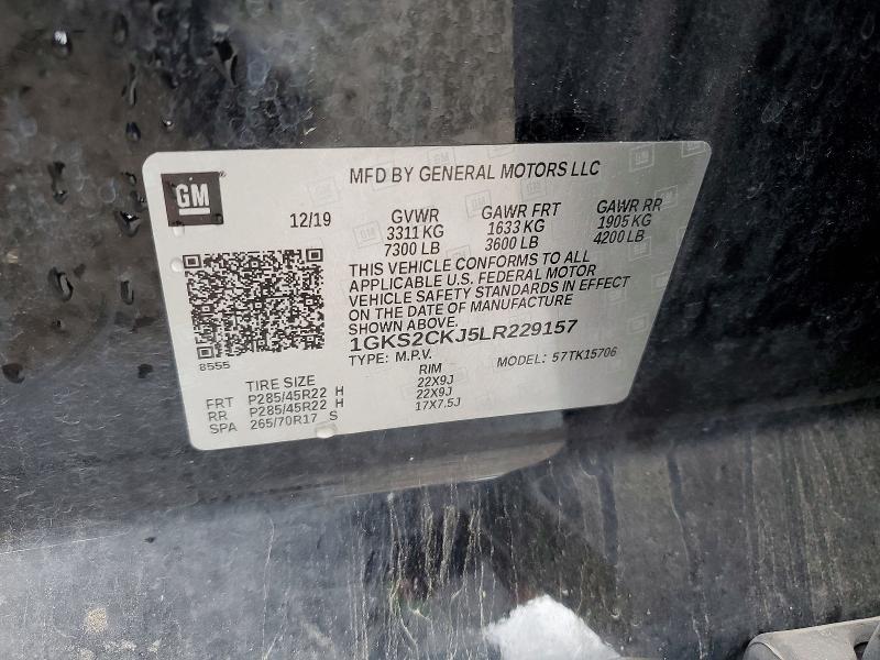 Продажа на аукционе авто 2020 Gmc Yukon, vin: 1GKS2CKJ5LR229157, номер лота: 57860486