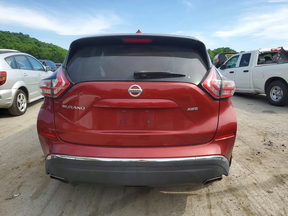 55891626 :رقم المزاد ، 5N1AZ2MH6FN223351 vin ، 2015 Nissan Murano مزاد بيع