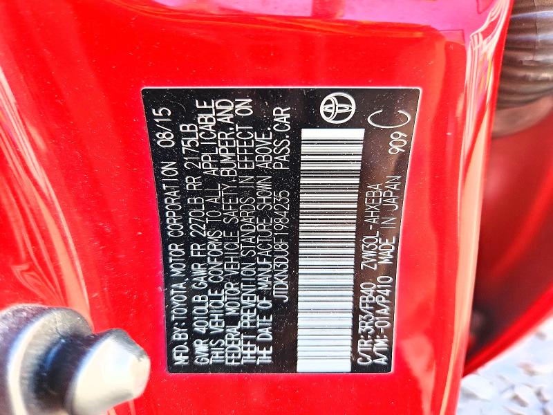 Продаж на аукціоні авто 2015 Toyota Prius, vin: JTDKN3DU8F1984235, номер лоту: 55355036
