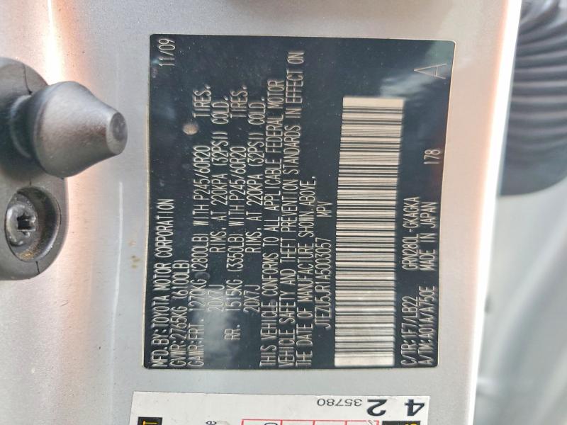 Продаж на аукціоні авто 2010 Toyota 4runner, vin: JTEZU5JR1A5003057, номер лоту: 55910176