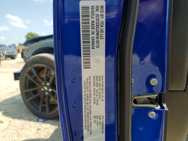 Продажа на аукционе авто 2021 Dodge Charger, vin: 2C3CDXGJ2MH518772, номер лота: 58150796