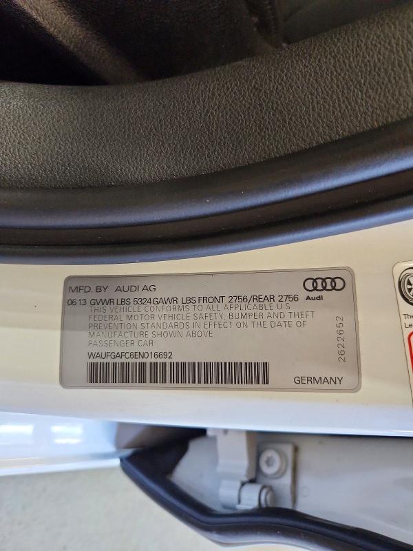 Продаж на аукціоні авто 2014 Audi A6, vin: WAUFGAFC6EN016692, номер лоту: 55928306