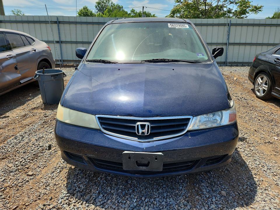 Продажа на аукционе авто 2004 Honda Odyssey, vin: 2HKRL18984H500004, номер лота: 56229086