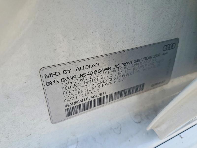 Продажа на аукционе авто 2014 Audi A4, vin: WAUFFAFL8EA047971, номер лота: 58302626