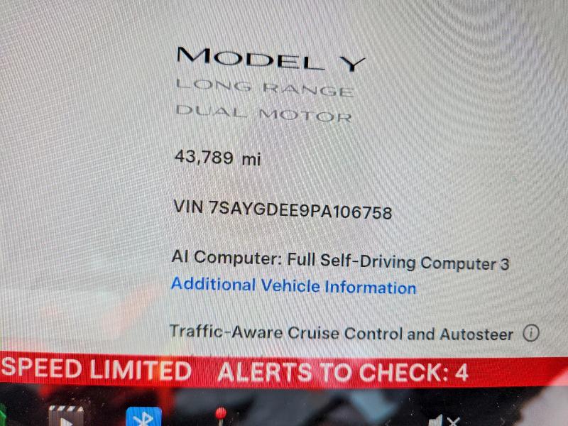Aukcja sprzedaży 2023 Tesla Model Y, vin: 7SAYGDEE9PA106758, numer aukcji: 55681366