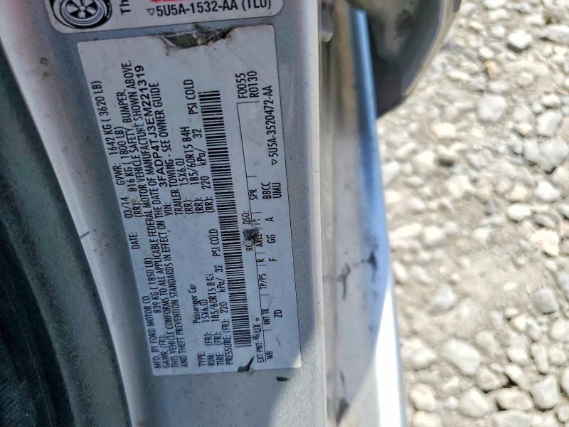 59228066 :رقم المزاد ، 3FADP4TJ3EM221319 vin ، 2014 Ford Fiesta مزاد بيع