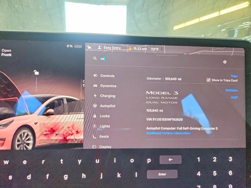 2022 Tesla Model 3 მანქანა იყიდება აუქციონზე, vin: 5YJ3E1EB1NF192620, აუქციონის ნომერი: 56137866