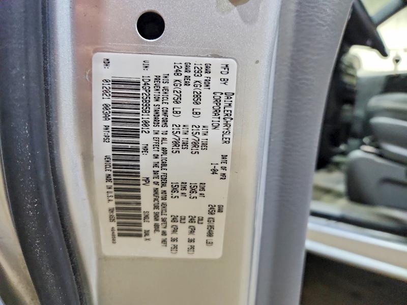 Aukcja sprzedaży 2005 Dodge Caravan, vin: 1D4GP25B95B110012, numer aukcji: 58973276