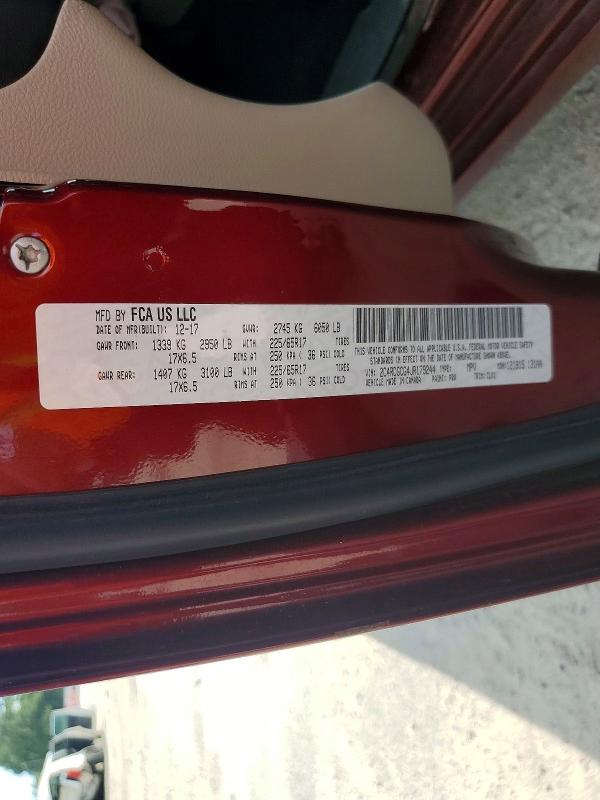 Aukcja sprzedaży 2018 Dodge Grand Caravan, vin: 2C4RDGCG4JR179244, numer aukcji: 58545906