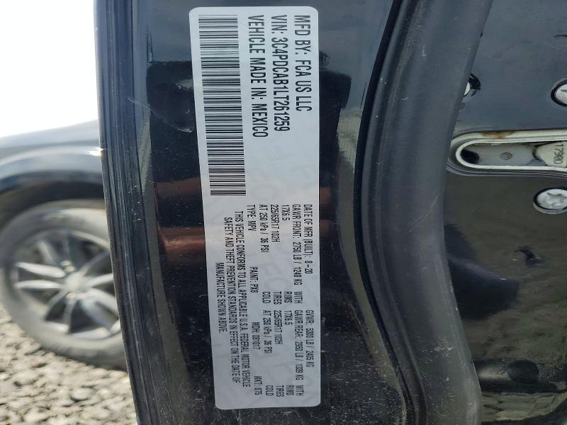 Продаж на аукціоні авто 2020 Dodge Journey, vin: 3C4PDCAB1LT261259, номер лоту: 57937486