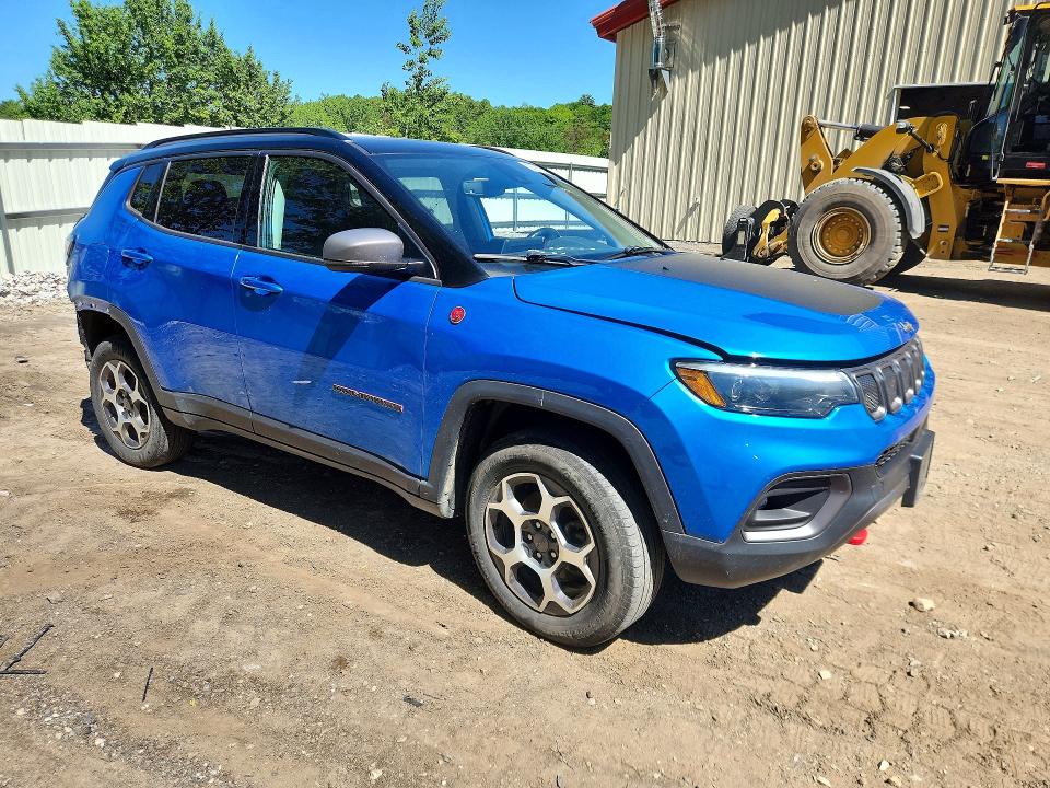 Aukcja sprzedaży 2022 Jeep Compass, vin: 3C4NJDDB0NT124110, numer aukcji: 55930196
