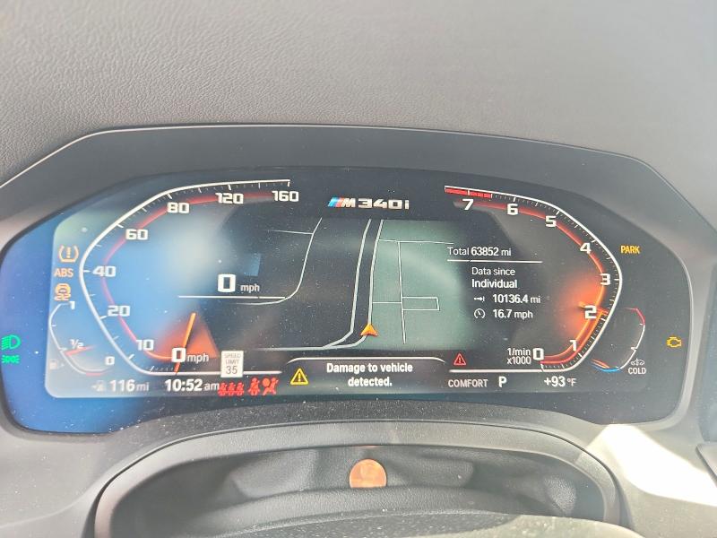 59067626 :رقم المزاد ، WBA5U7C01LFH45131 vin ، 2020 Bmw M340i مزاد بيع
