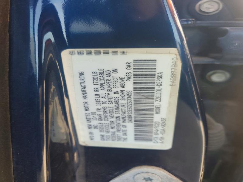Продаж на аукціоні авто 2002 Toyota Corolla, vin: 1NXBR12E62Z633459, номер лоту: 55929746