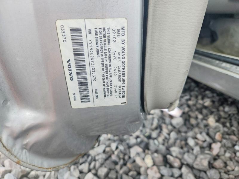 Aukcja sprzedaży 2003 Volvo C70, vin: YV1NC62D73J035370, numer aukcji: 56452186