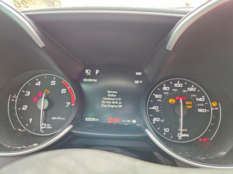Aukcja sprzedaży 2019 Alfa Romeo Giulia, vin: ZARFANAN5K7621913, numer aukcji: 58924866