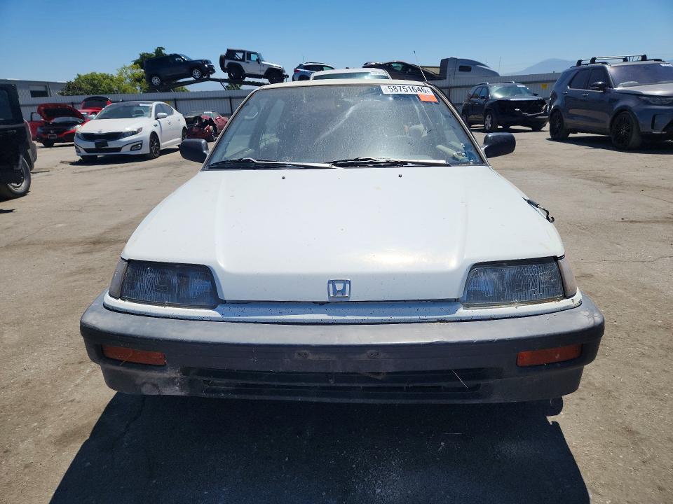 58751646 :رقم المزاد ، JHMED6453KS001989 vin ، 1989 Honda Civic مزاد بيع
