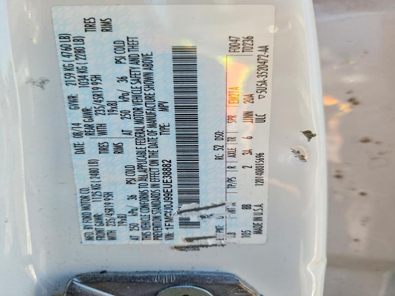 55107606 :رقم المزاد ، 1FMCU0J99EUE38882 vin ، 2014 Ford Escape مزاد بيع