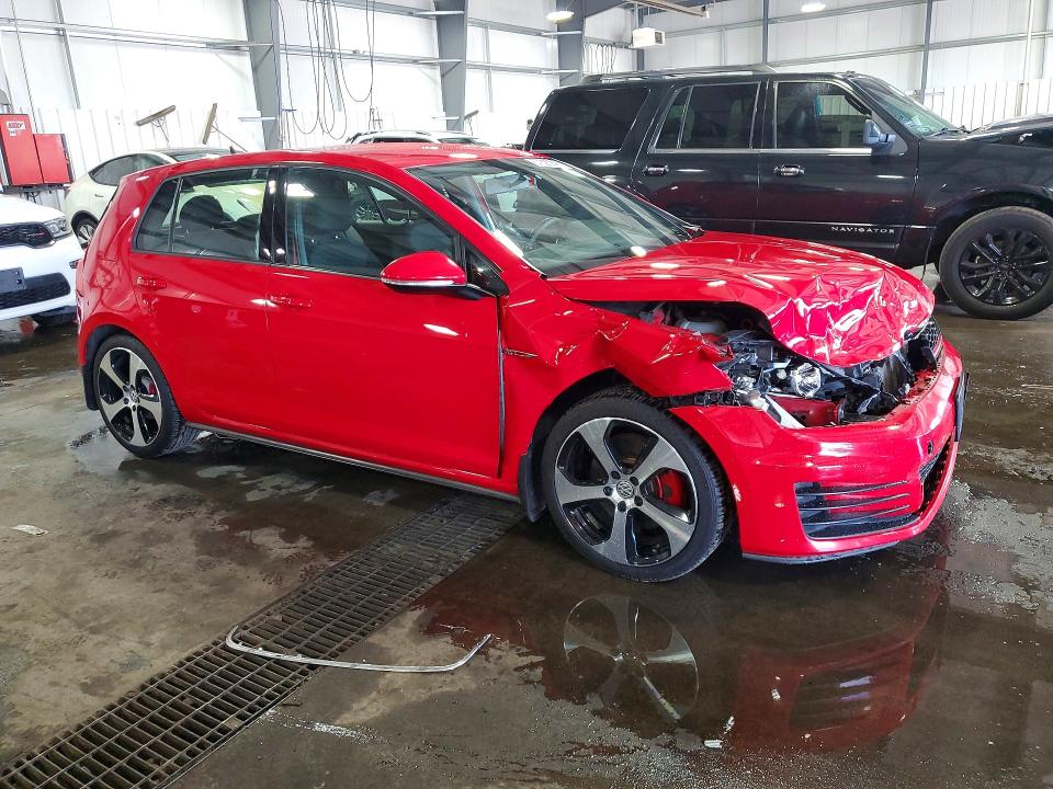 57320906 :رقم المزاد ، 3VW4T7AU4HM077141 vin ، 2017 Volkswagen Gti مزاد بيع