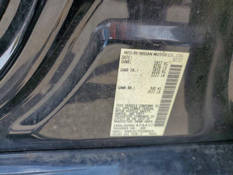 Продажа на аукционе авто 2017 Nissan Altima, vin: 1N4AL3AP0HC474457, номер лота: 57629136