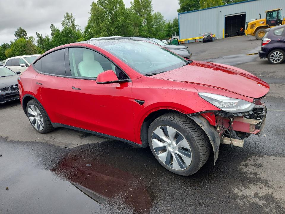 Продажа на аукционе авто 2021 Tesla Model Y, vin: 5YJYGDEE2MF090012, номер лота: 58438076