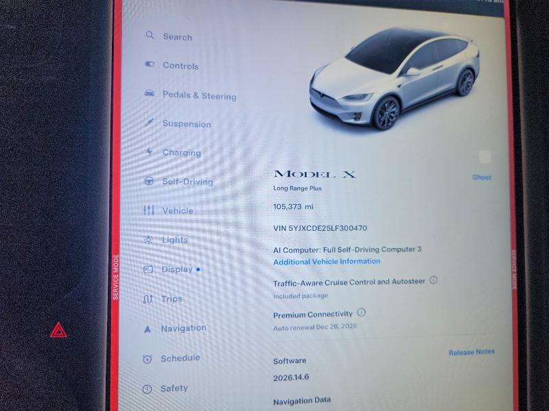 Продажа на аукционе авто 2020 Tesla Model X, vin: 5YJXCDE25LF300470, номер лота: 58802556