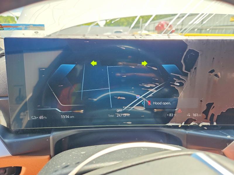 2024 Bmw I4 მანქანა იყიდება აუქციონზე, vin: WBY73AW02RFS64252, აუქციონის ნომერი: 57494296