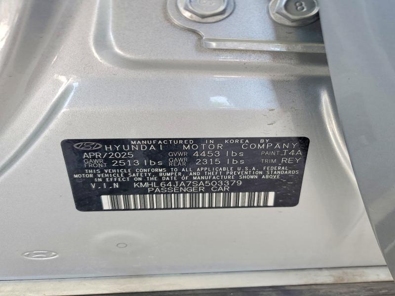 Продажа на аукционе авто 2025 Hyundai Sonata, vin: KMHL64JA7SA503379, номер лота: 55434556