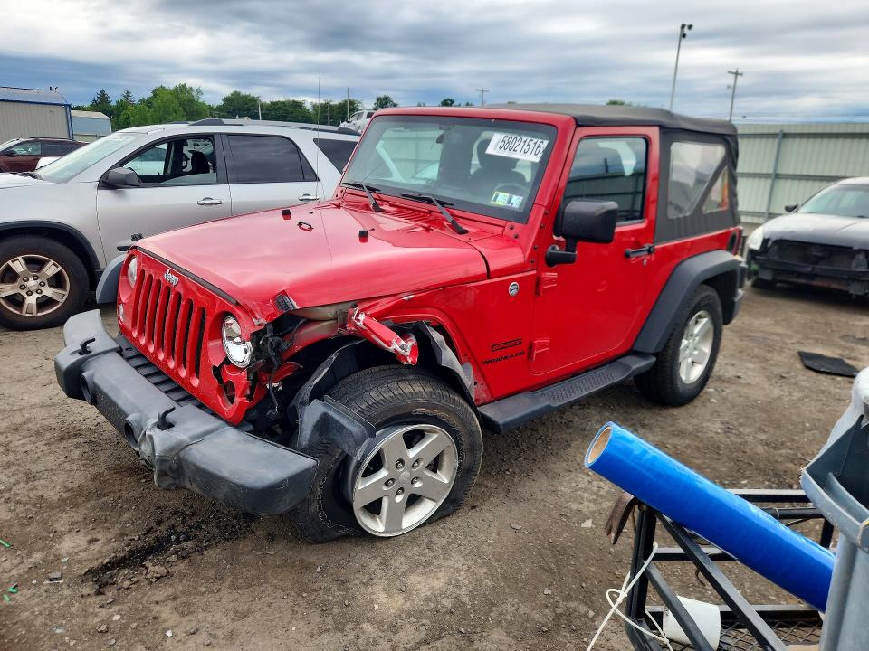 Aukcja sprzedaży 2014 Jeep Wrangler, vin: 1C4AJWAG3EL297903, numer aukcji: 58021516