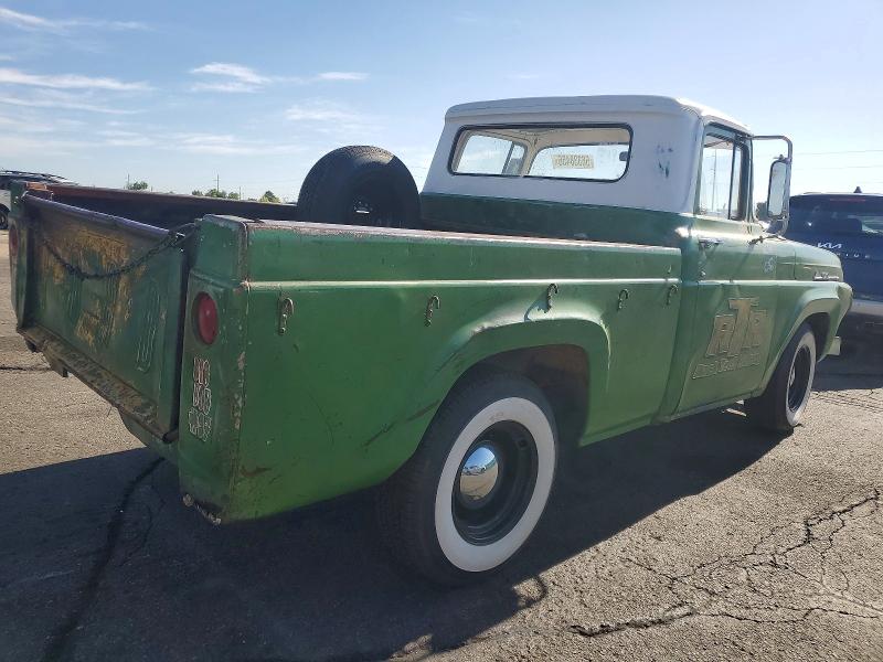 1959 Ford F100 მანქანა იყიდება აუქციონზე, vin: F10J8K27627, აუქციონის ნომერი: 56338456