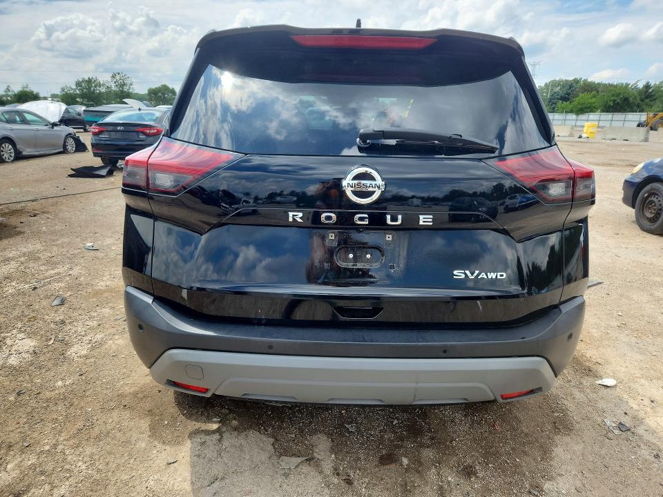 56666976 :رقم المزاد ، 5N1AT3BB5MC760890 vin ، 2021 Nissan Rogue مزاد بيع