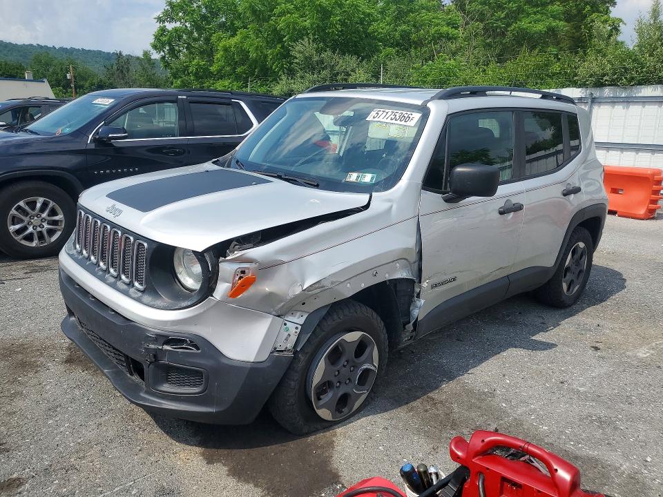Aukcja sprzedaży 2018 Jeep Renegade, vin: ZACCJBAB9JPH18566, numer aukcji: 57175366