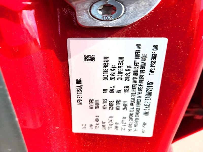 2022 Tesla Model 3 მანქანა იყიდება აუქციონზე, vin: 5YJ3E1EA6NF291151, აუქციონის ნომერი: 56150406