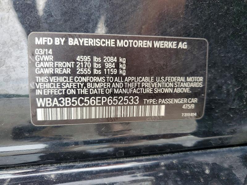 Продажа на аукционе авто 2014 Bmw 328, vin: WBA3B5C56EP652533, номер лота: 58782346