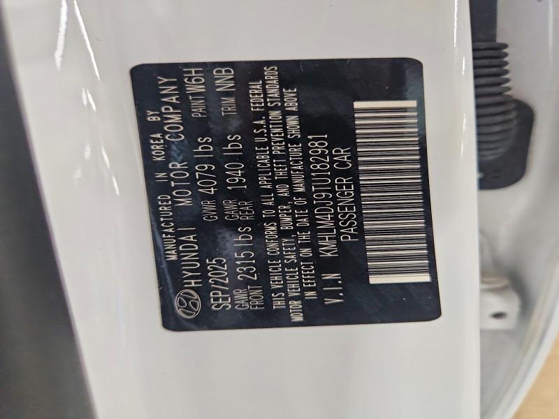 58333226 :رقم المزاد ، KMHLM4DJ9TU182981 vin ، 2026 Hyundai Elantra Hybrid مزاد بيع