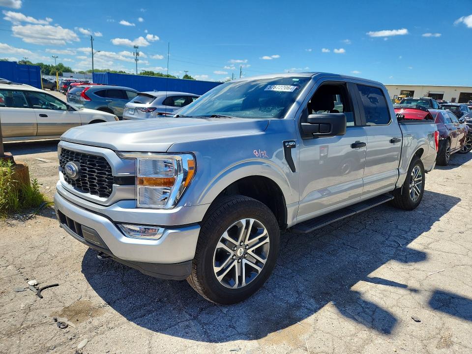 57672206 :رقم المزاد ، 1FTEW1EP0MKD96392 vin ، 2021 Ford F150 مزاد بيع