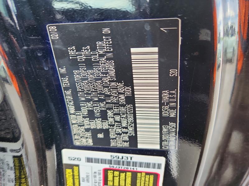 Aukcja sprzedaży 2008 Toyota Tundra, vin: 5TFMT52198X012226, numer aukcji: 57264516