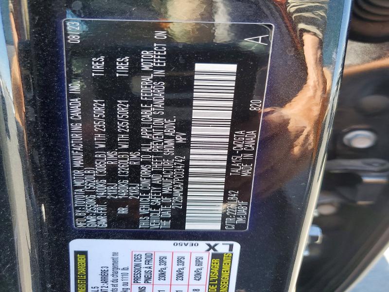 57407026 :رقم المزاد ، 2T2BAMCA7PC034742 vin ، 2023 Lexus Rx 350 مزاد بيع