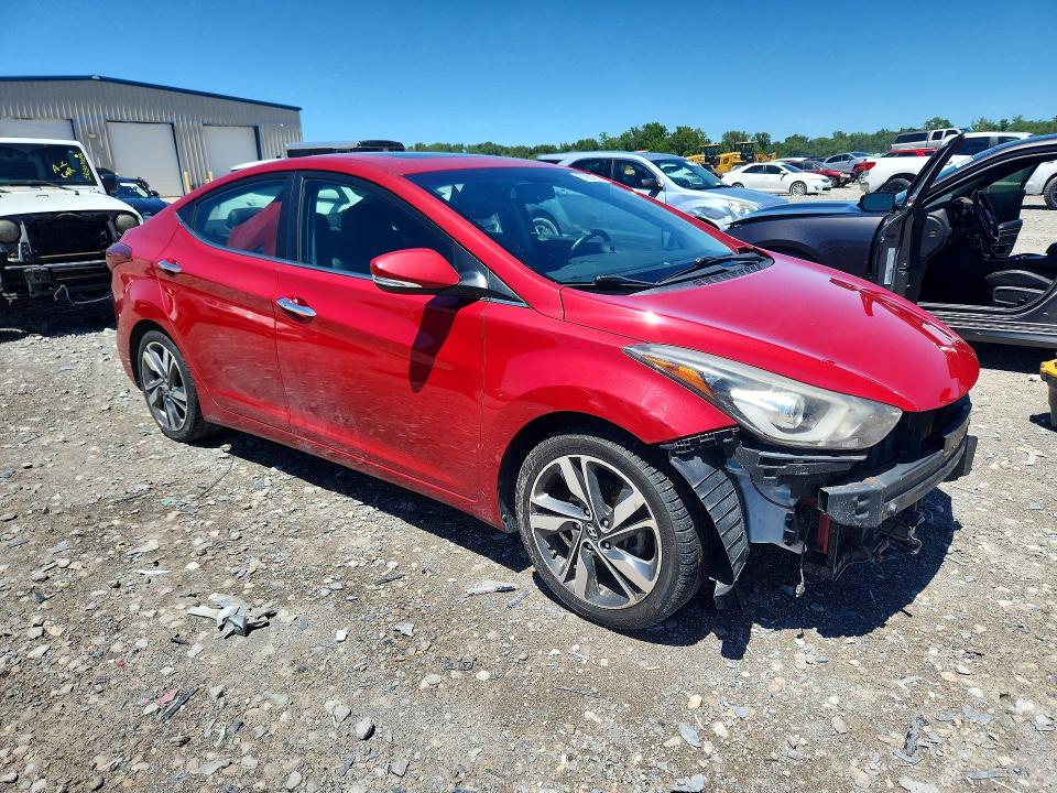 2014 Hyundai Elantra მანქანა იყიდება აუქციონზე, vin: KMHDH4AE1EU072638, აუქციონის ნომერი: 57024776