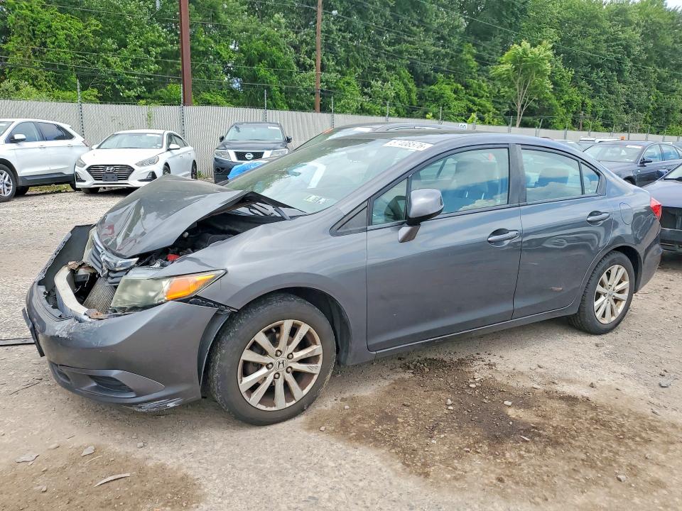 57408576 :رقم المزاد ، 2HGFB2F80CH612147 vin ، 2012 Honda Civic مزاد بيع